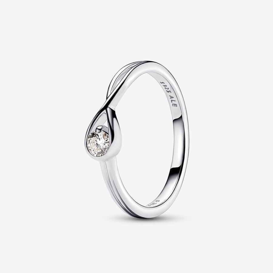 Pandora Infinite Lab-grown Diamond Ring 0.15 ct tw Sterling Silver image number 0