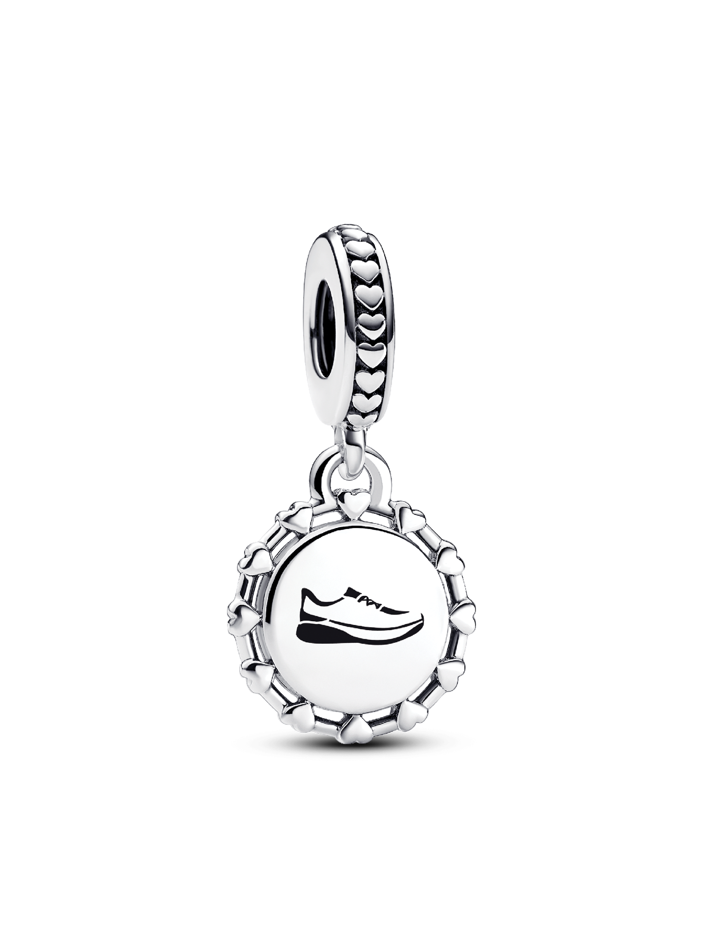 Женский шарм Pandora Sneaker Charm, цвет: Серебро — фото 1