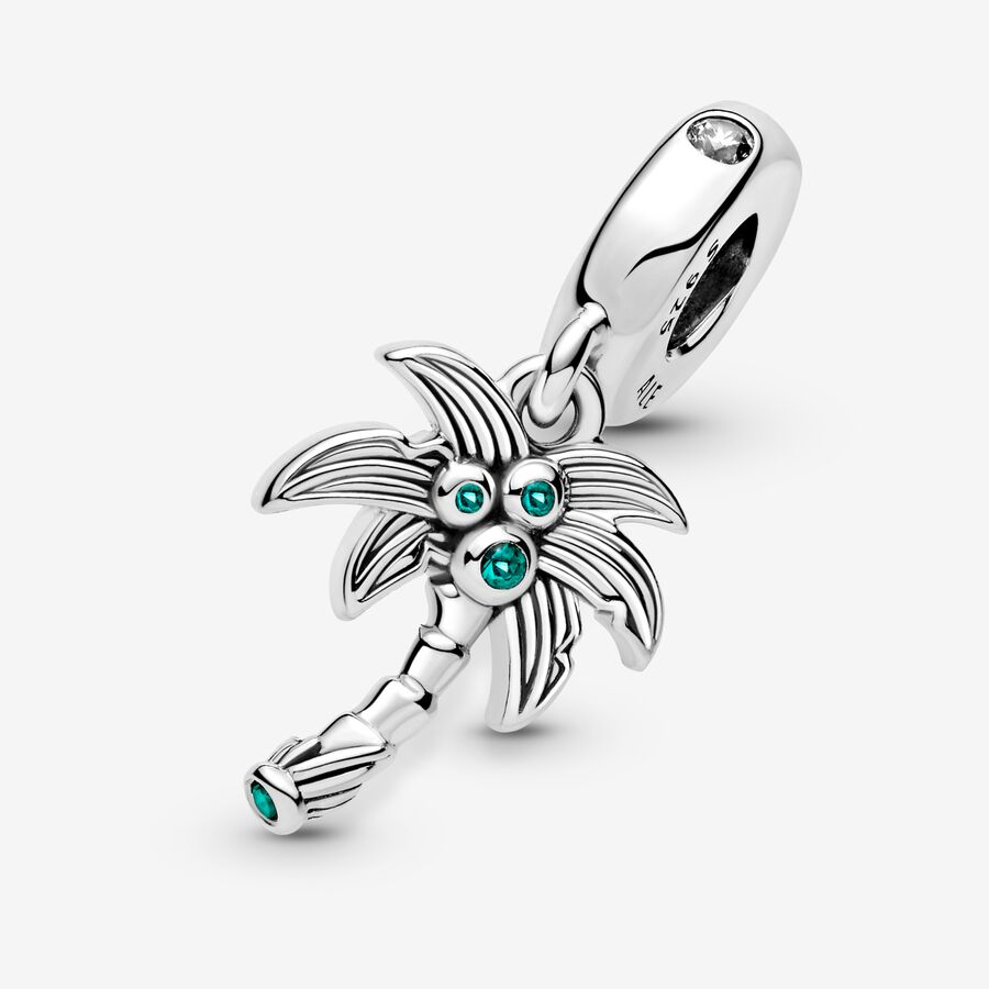 perspective campus Deformation Palm Tree & Coconuts Dangle Charm - FINAL SALE