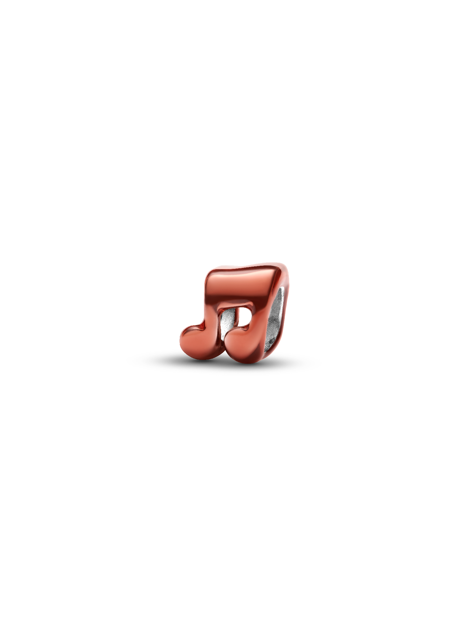 Orange Music Note Mini Charm