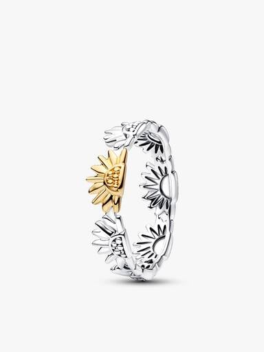 Sun & Sunflowers Ring Set