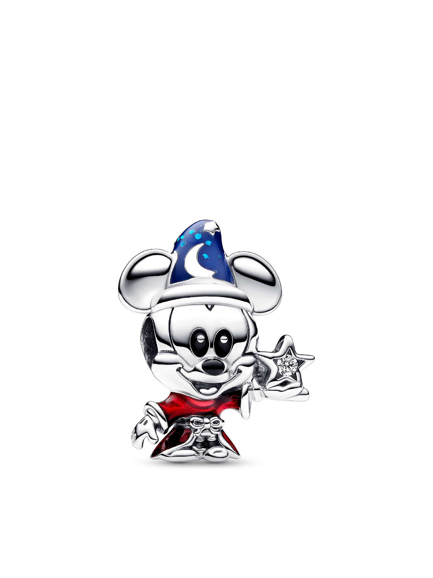 Женский шарм Pandora Disney Sorcerer Apprentice Mickey Charm, цвет: Серебро — фото 1