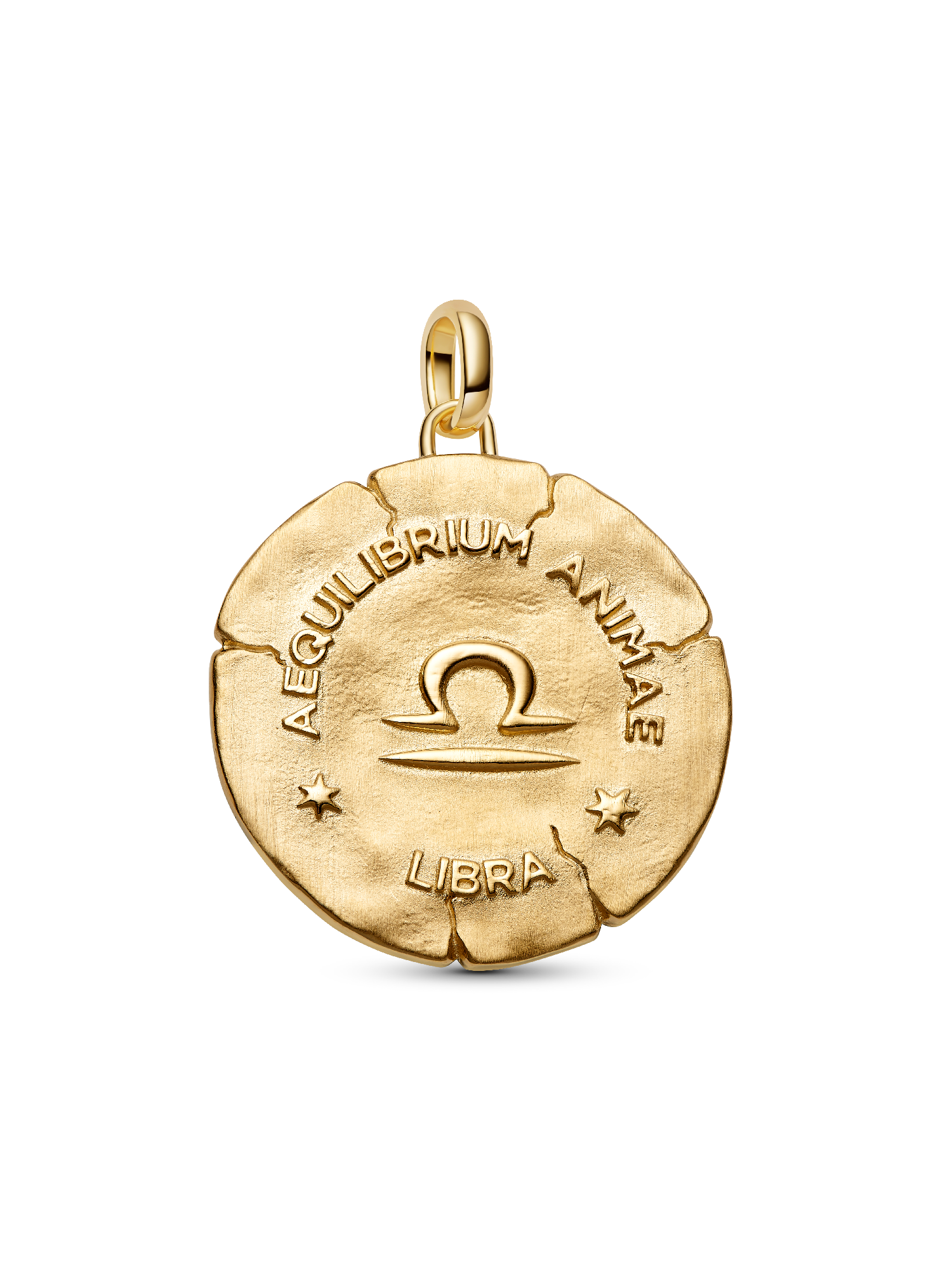 Libra Zodiac Oversized Medallion Charm