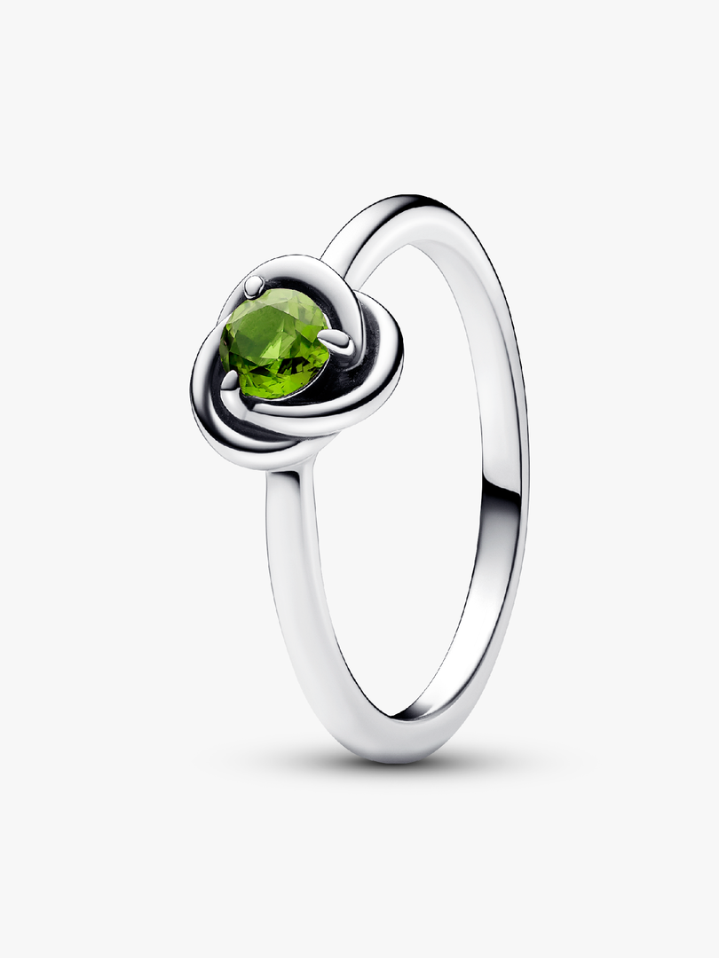 August Birthstone Eternity Circle Ring