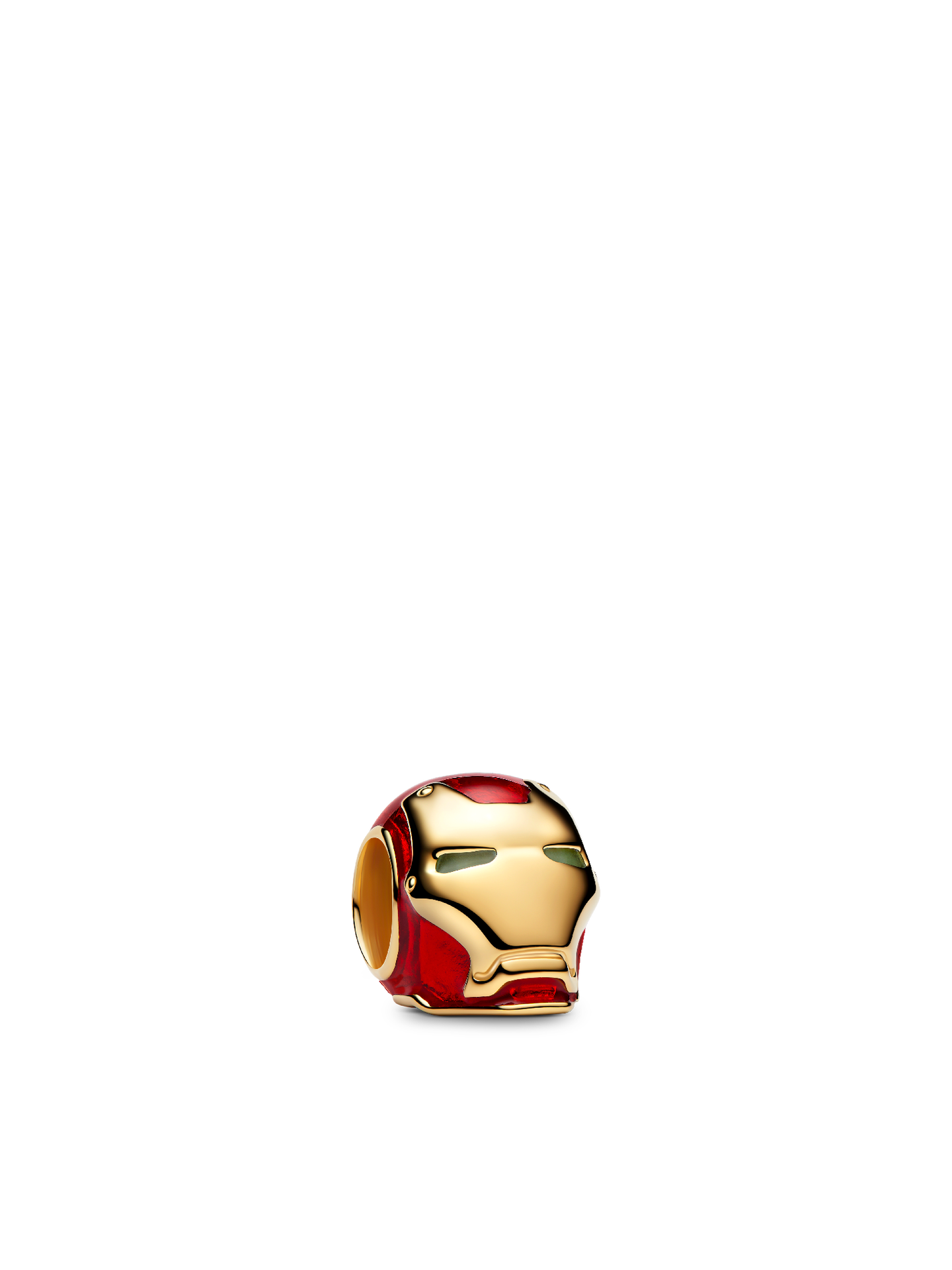 Женский шарм Pandora Marvel Iron Man Helmet Charm, цвет: Позолоченный — фото 1