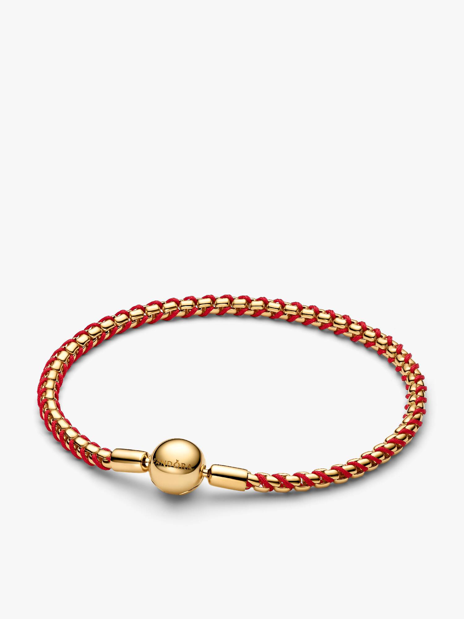 Red Cord Snake Chain Bracelet