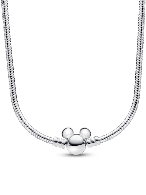 Женская цепочка Pandora Disney Mickey Mouse Snake Chain, цвет: Серебро