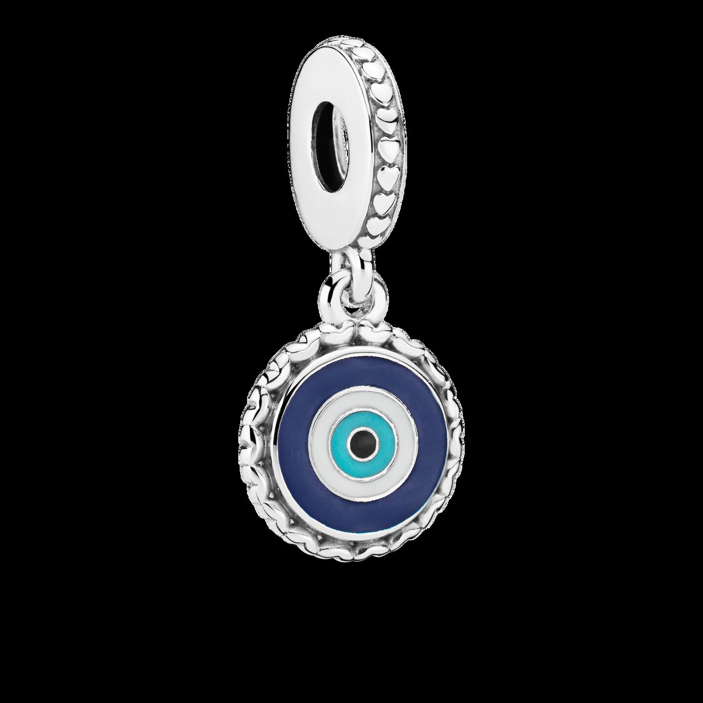 Женский шарм Pandora Evil Eye Dangle Charm, цвет: Серебро — фото 2