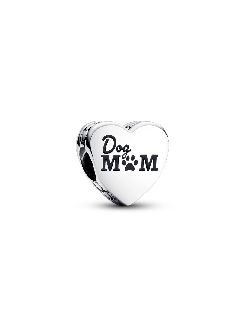 Engravable Dog Mom Heart Charm