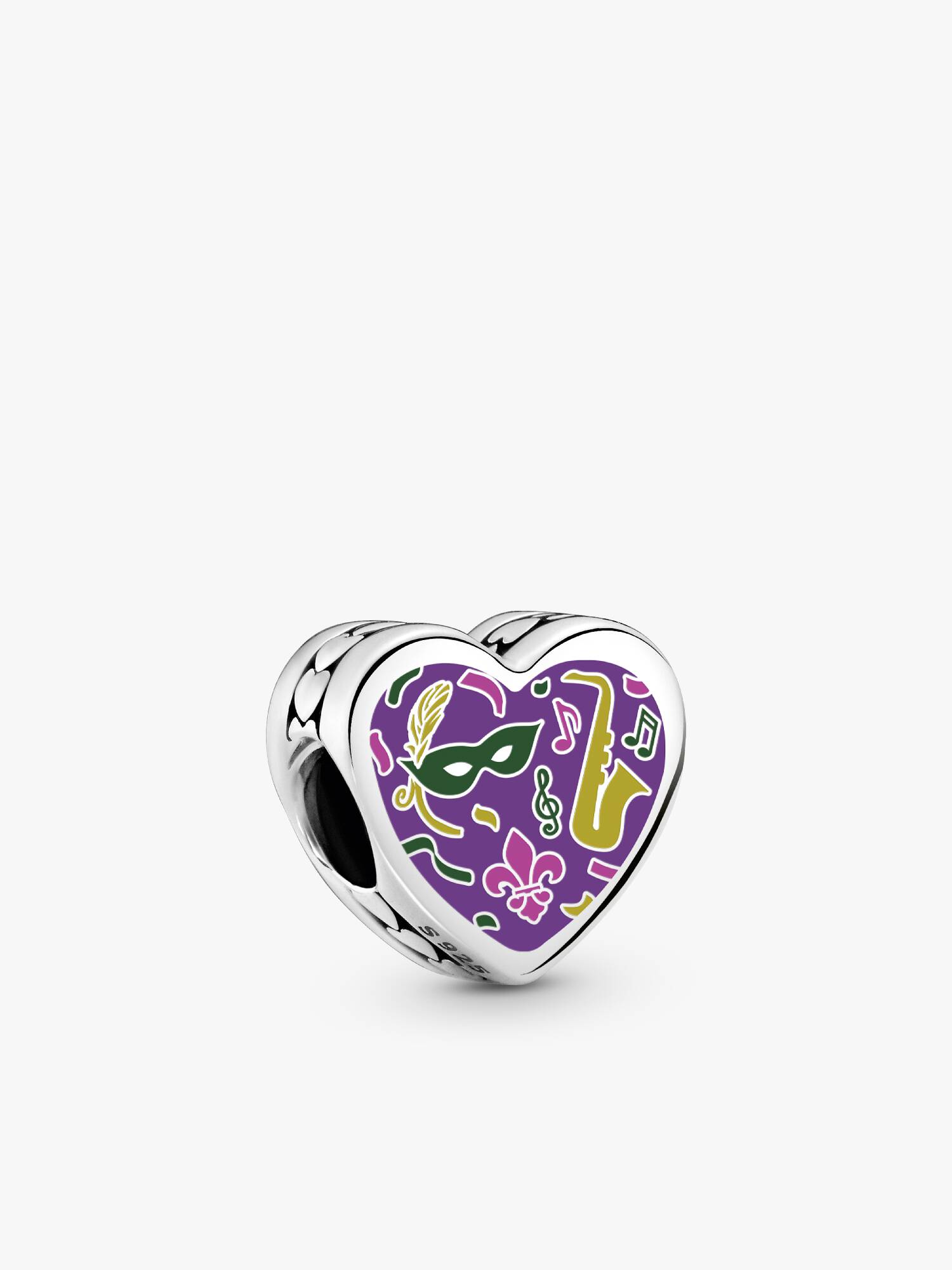 Louisiana Heart Charm