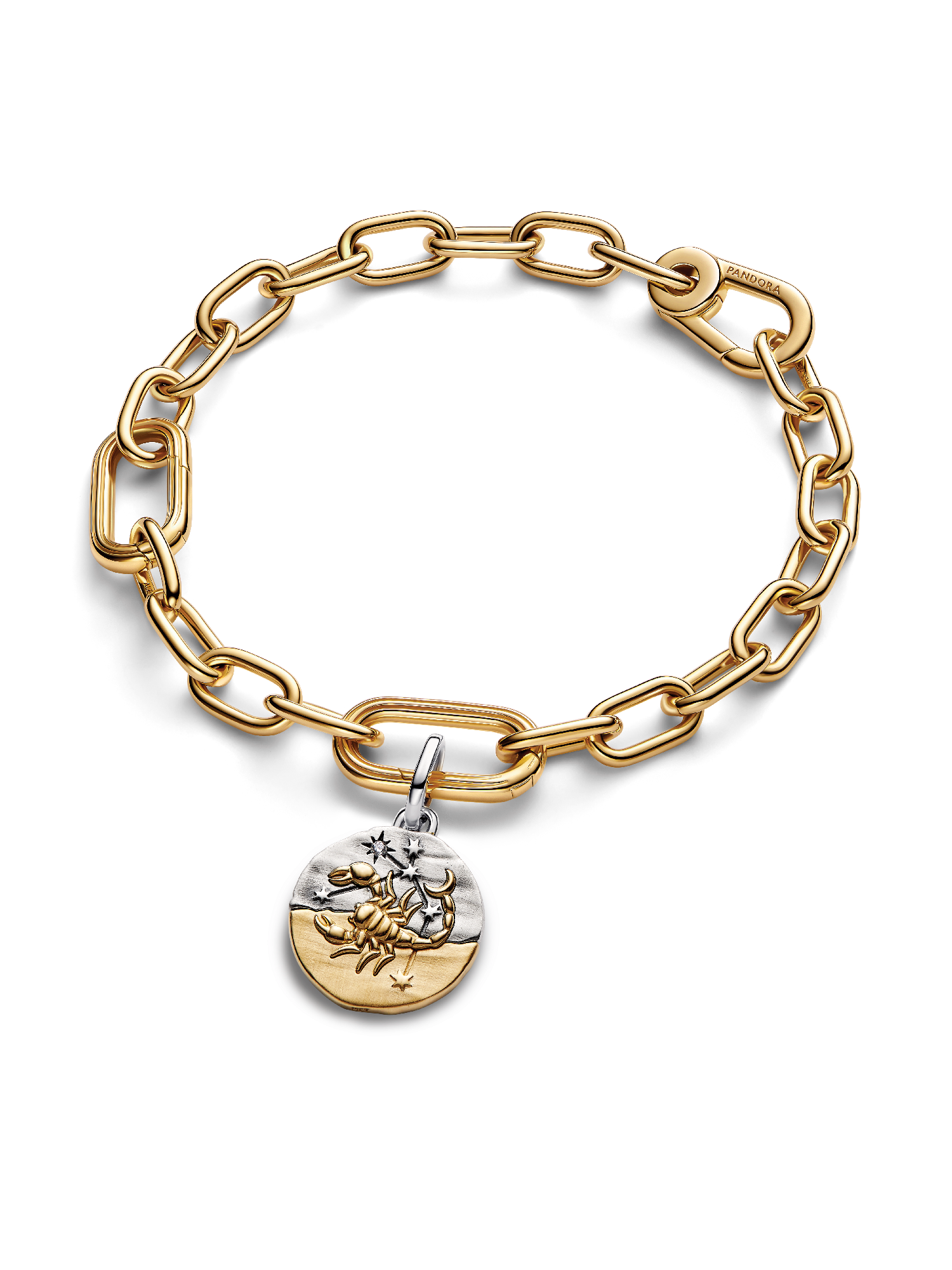 Scorpio Medallion Charm Bracelet Set