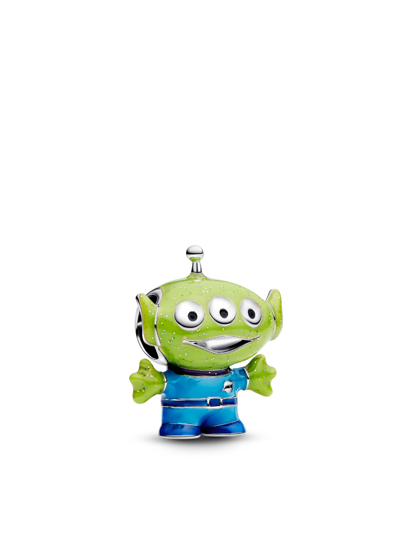 Женский шарм Pandora Disney Pixar Toy Story Alien Charm, цвет: Серебро — фото 1