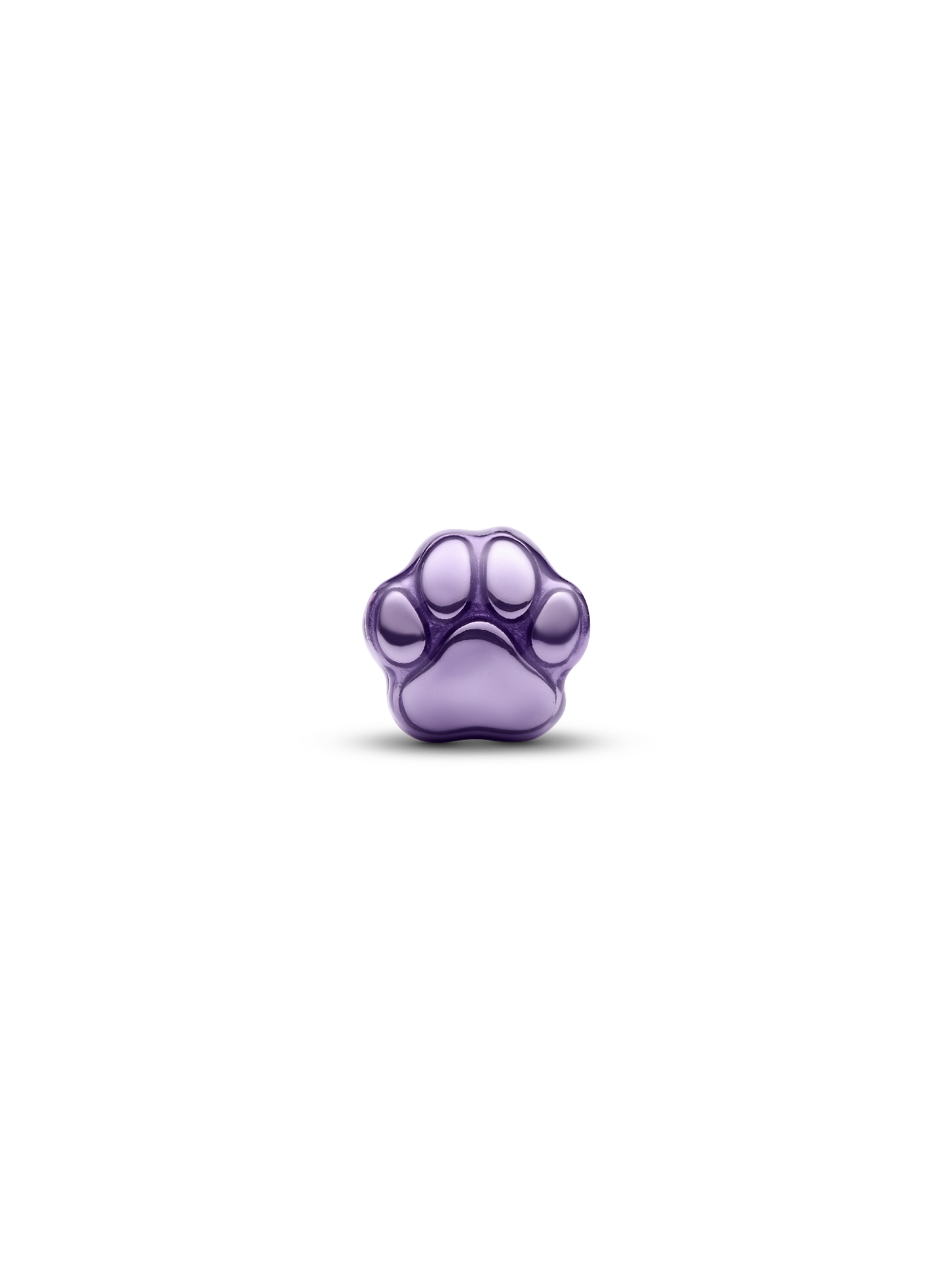 Purple Paw Mini Charm