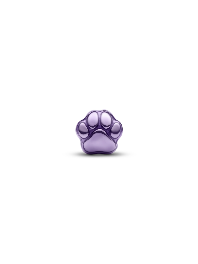 Purple Paw Mini Charm