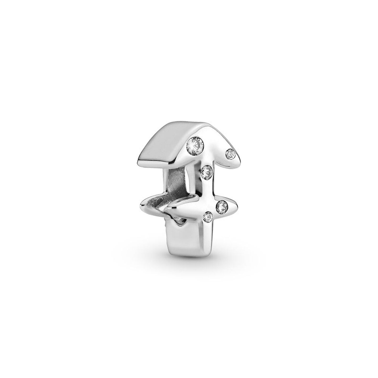 Женский шарм Pandora Sparkling Sagittarius Zodiac Charm, цвет: Серебро — фото 2