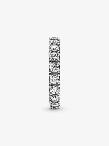 Sparkling Row Eternity Ring