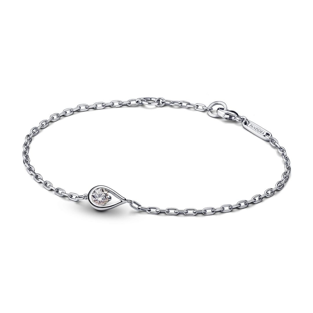 Pandora Infinite Lab-grown Diamond Chain Bracelet 0.25 carat tw Sterling Silver