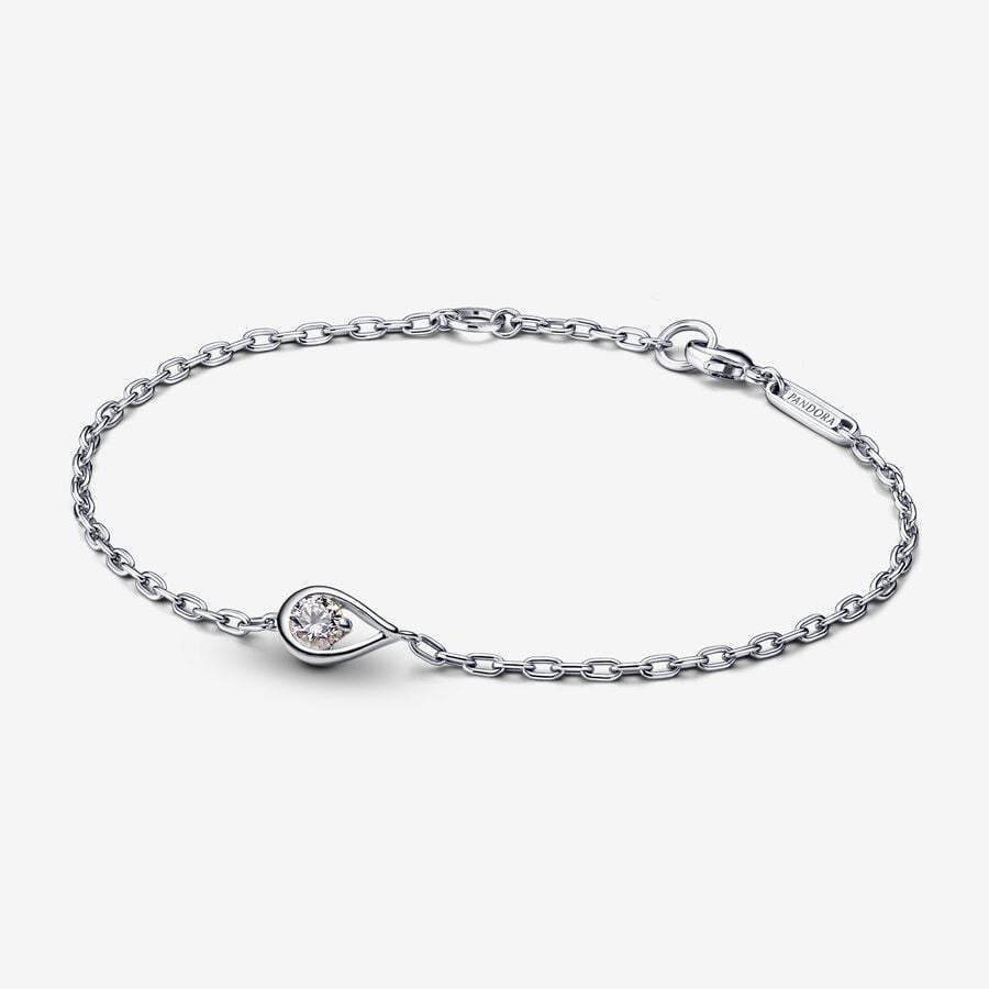 Pandora Infinite Lab-grown Diamond Chain Bracelet 0.25 ct tw Sterling Silver image number 0