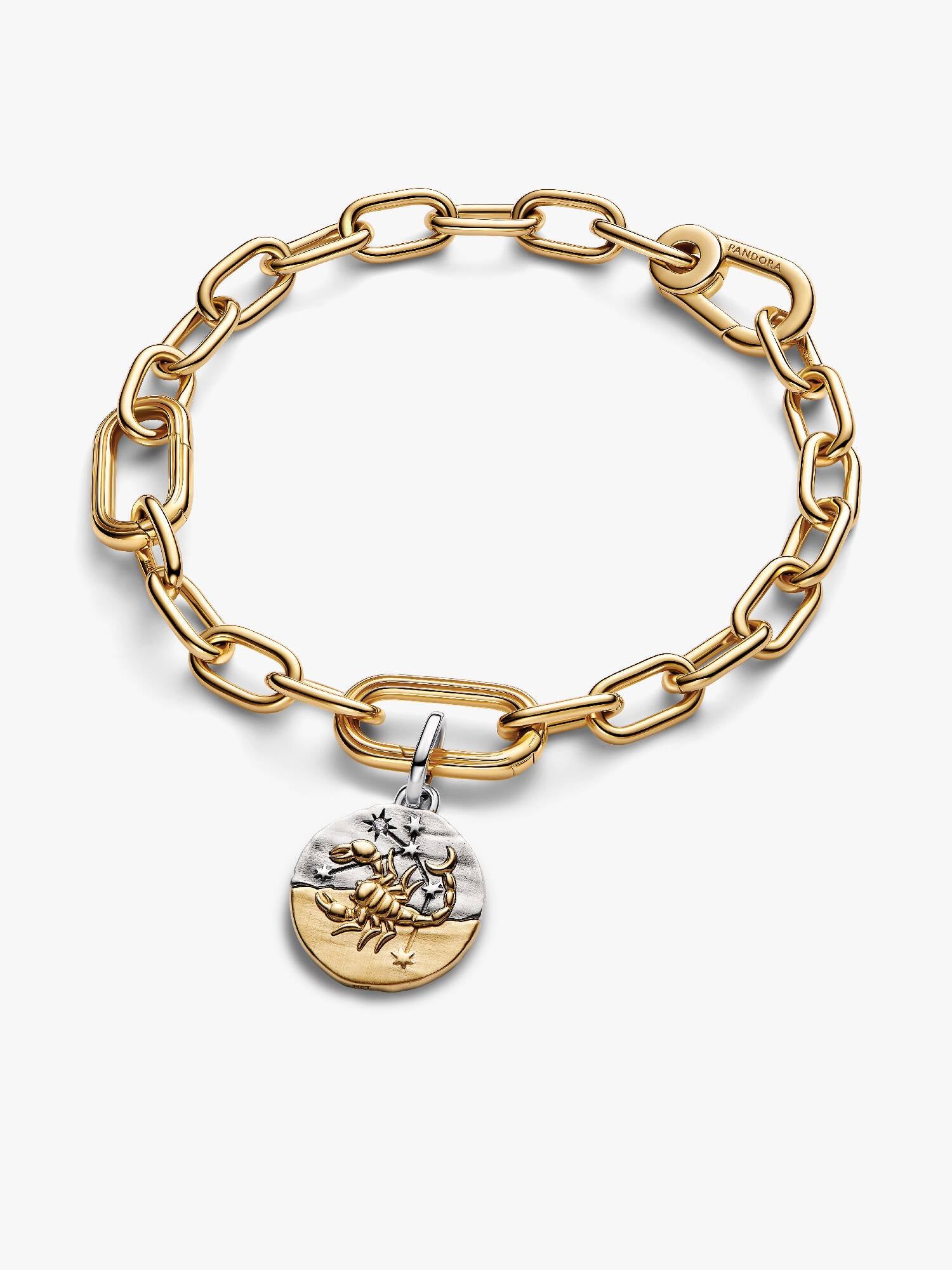 Scorpio Medallion Charm Bracelet Set