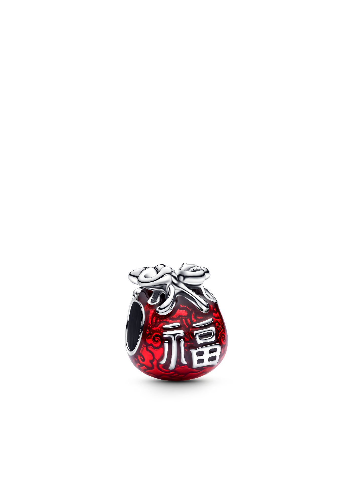 Женский брелок Pandora Lucky Bag Charm, цвет: Серебро — фото 1