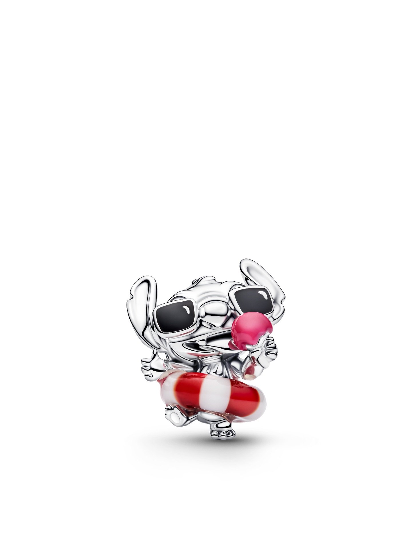 Женский шарм Pandora Disney Stitch Summer Fun Charm, цвет: Серебро — фото 1