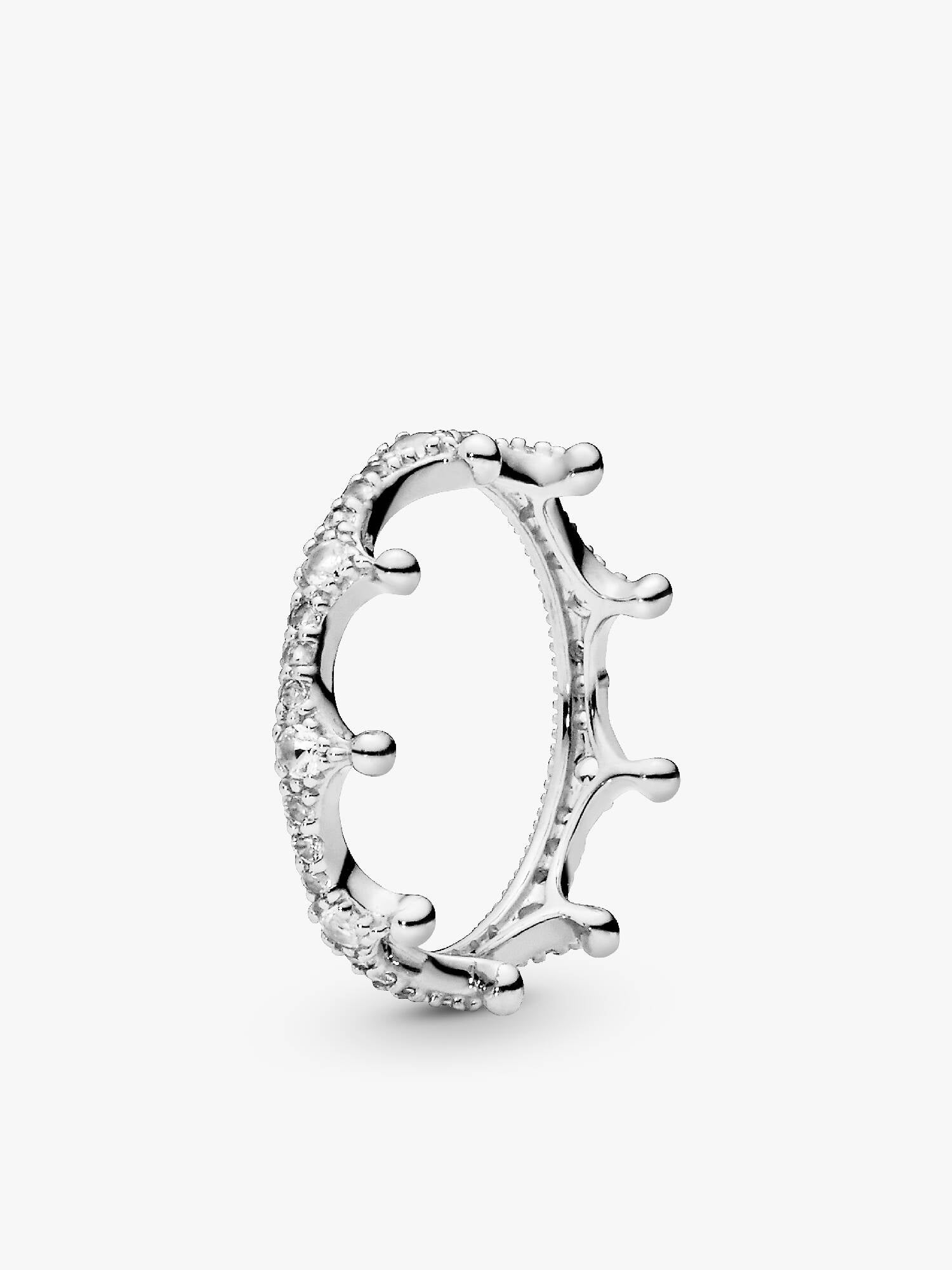 FINAL SALE - Clear Sparkling Crown Ring