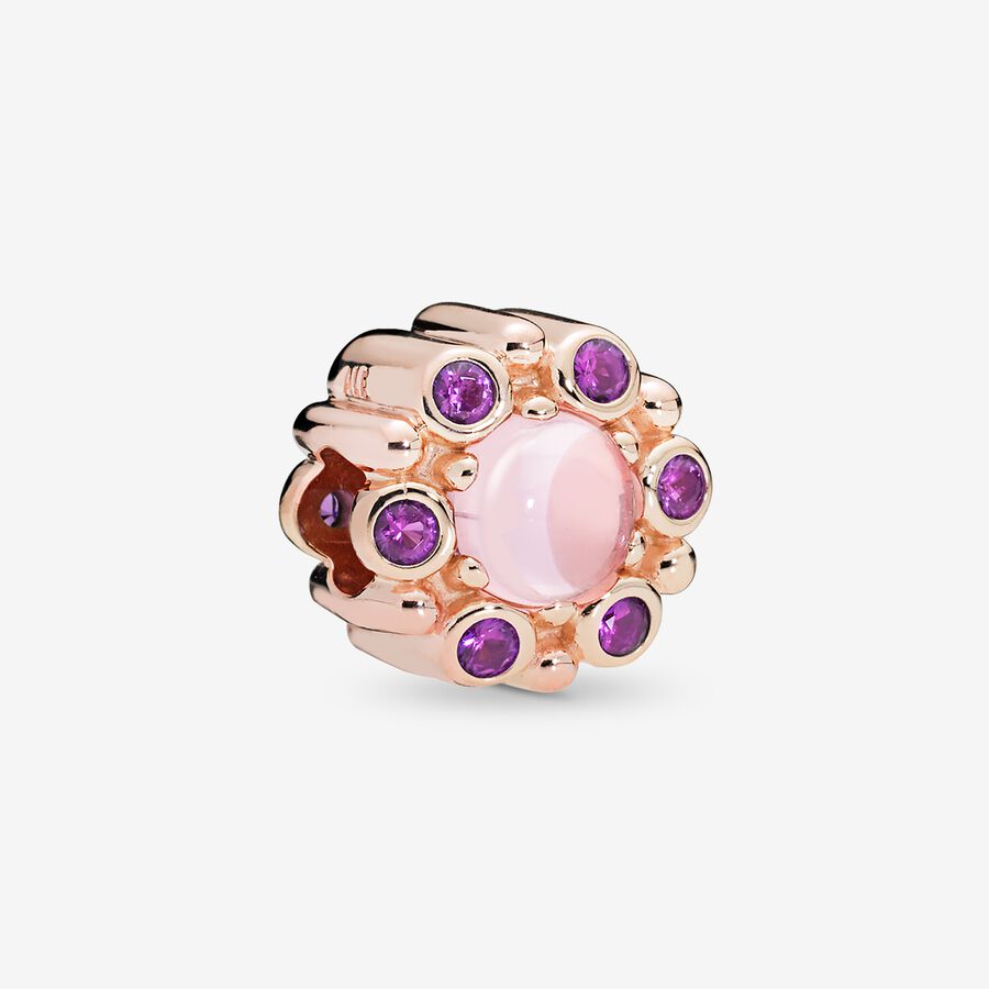 FINAL SALE - Heraldic Radiance Charm, PANDORA Rose™ & Pink & Purple Crystals image number 0