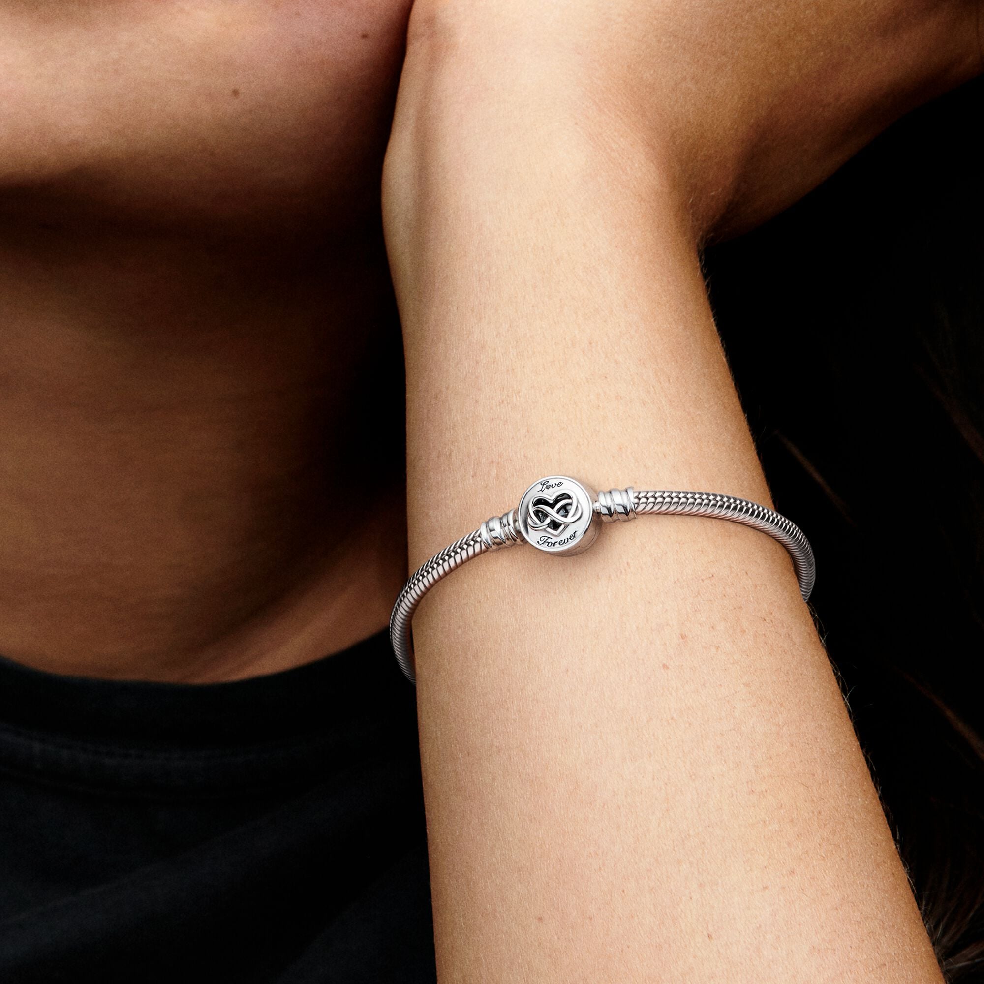 Pandora Moments Heart Infinity Clasp 