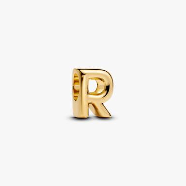 Letter R Charm Necklace