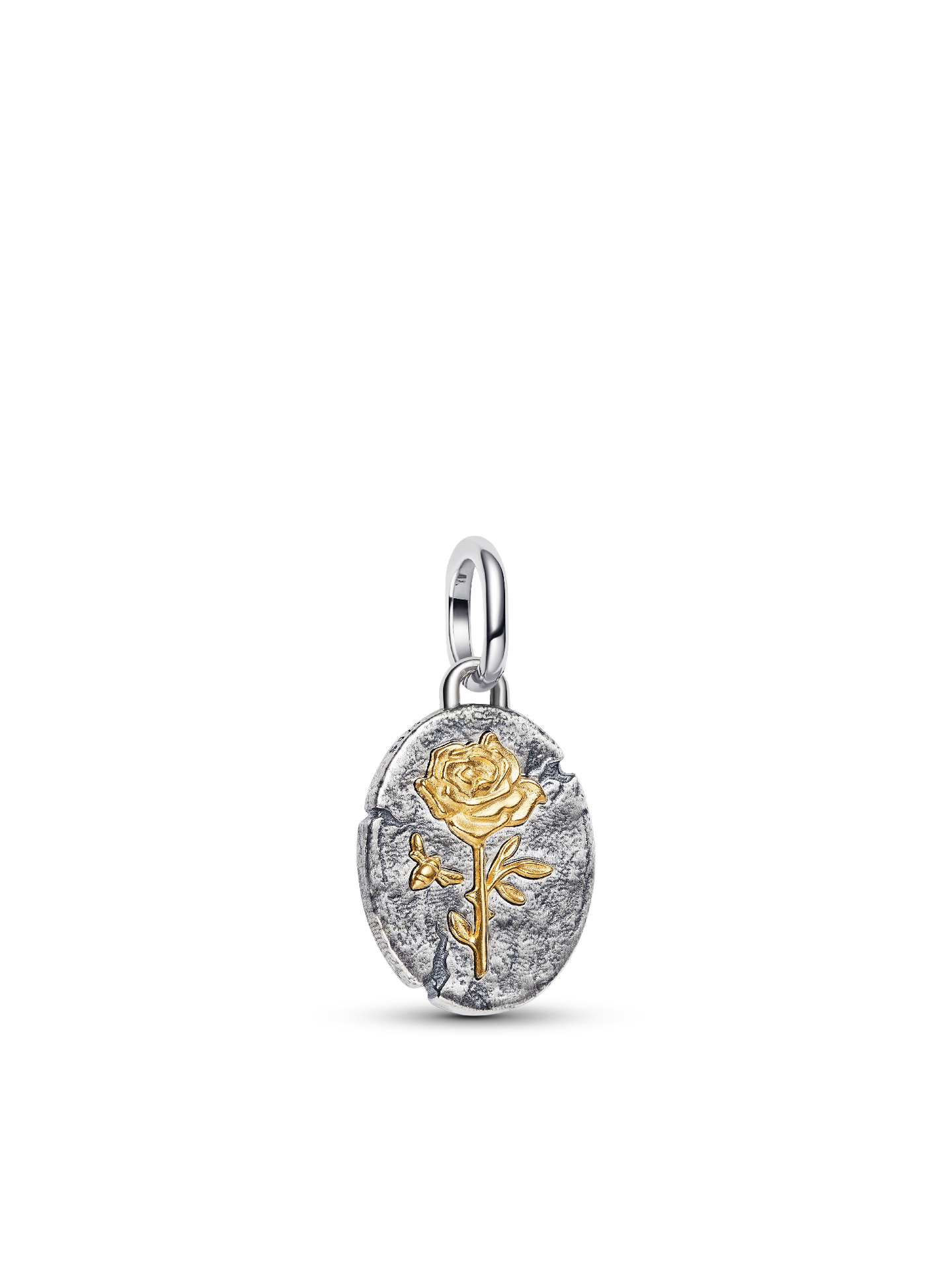 Женский шарм Pandora Rose Medallion Charm, цвет: Двухцветный — фото 1