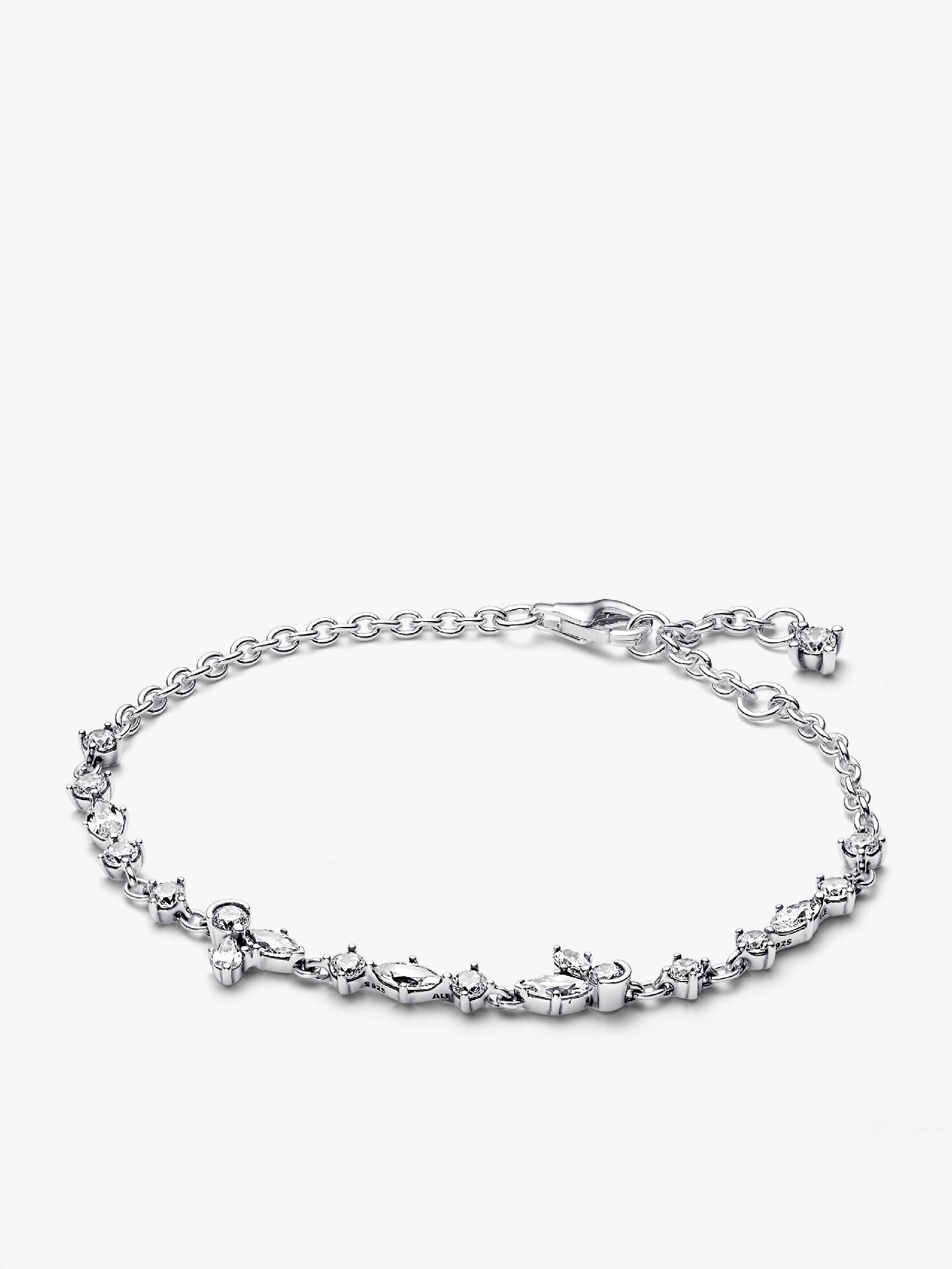 Sparkling Herbarium Cluster Chain Bracelet