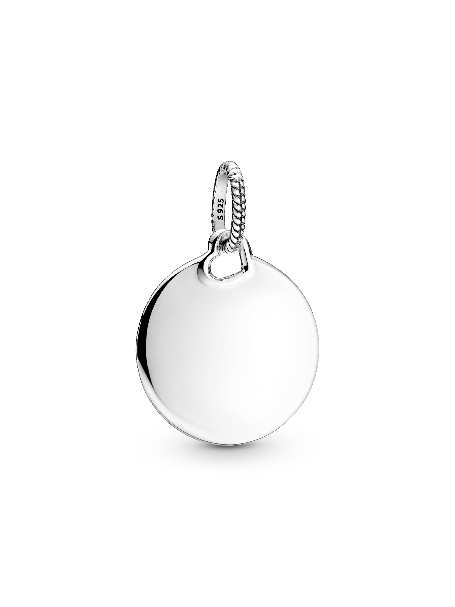 Engravable Round Tag Pendant