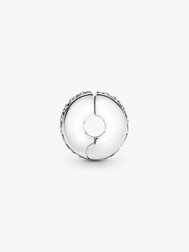 Clear Pavé Clip Charm
