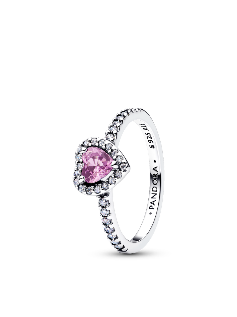Jewel Tones Elevated Hearts Ring Trio