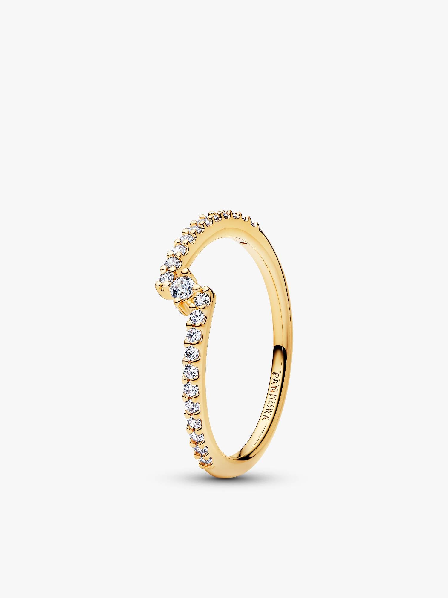 Sparkling Split Pavé Ring