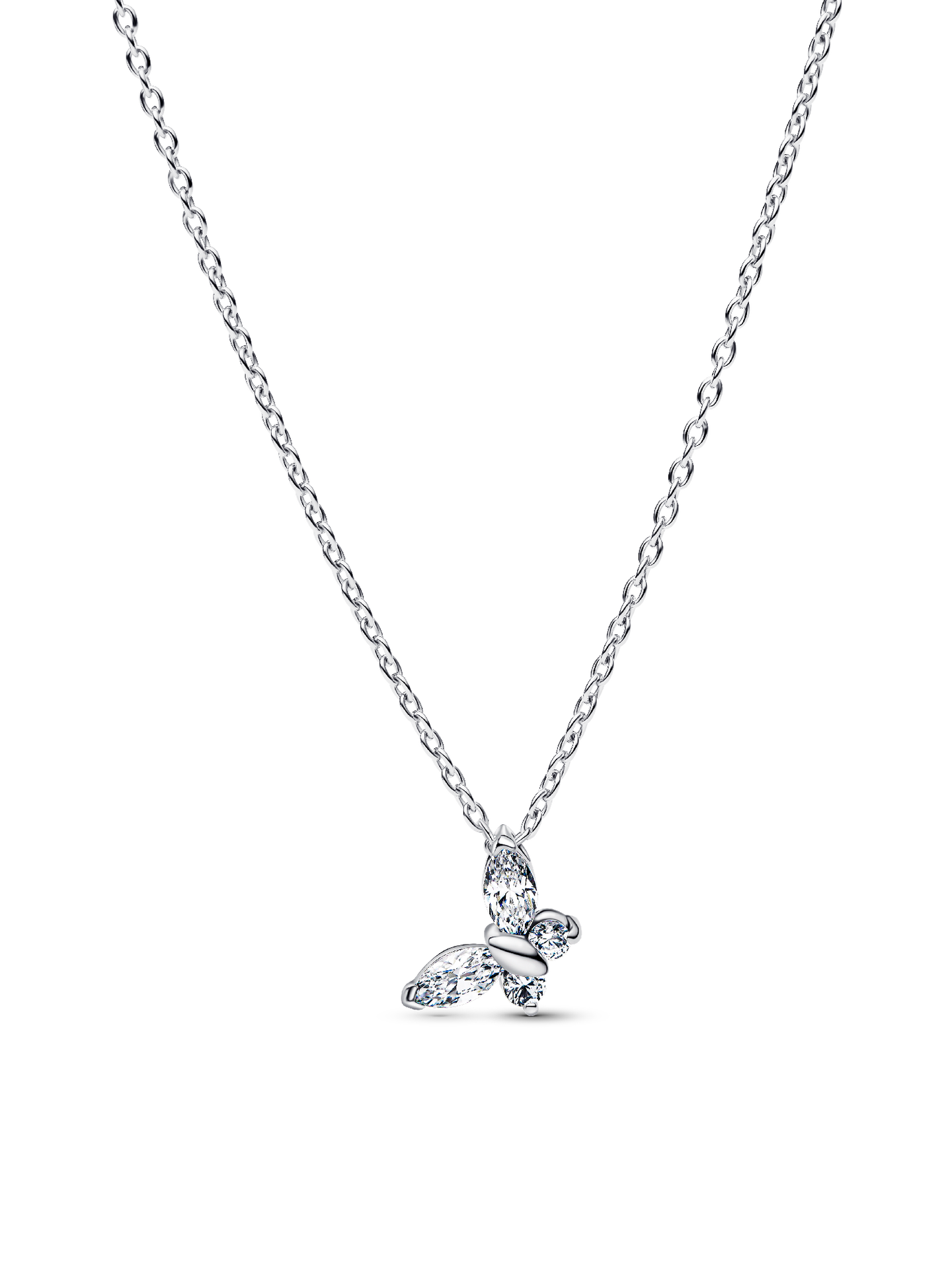 Женское колье Pandora Butterfly Pendant, Sterling silver #394266C01, цвет: Серебро