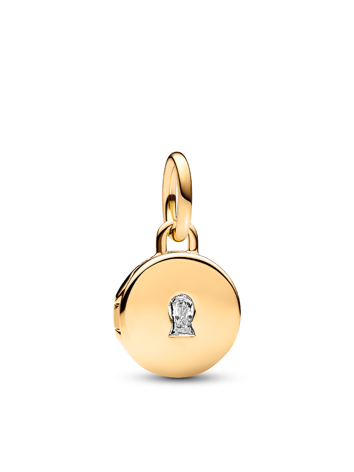 Женский шарм Pandora Openable & Engravable Love Locket Dangle Charm, Gold plated, цвет: Позолоченный