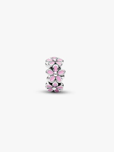Pink Daisy Spacer Charm