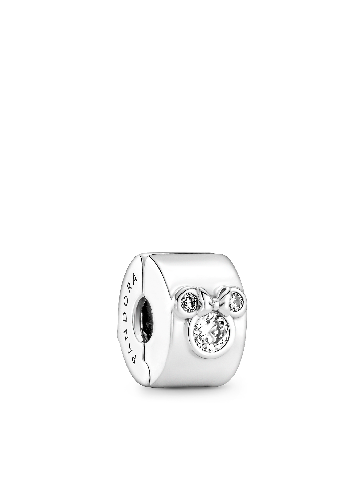 Женский шарм Pandora Disney Mickey Mouse & Minnie Mouse Clip Charm, цвет: Серебро — фото 1