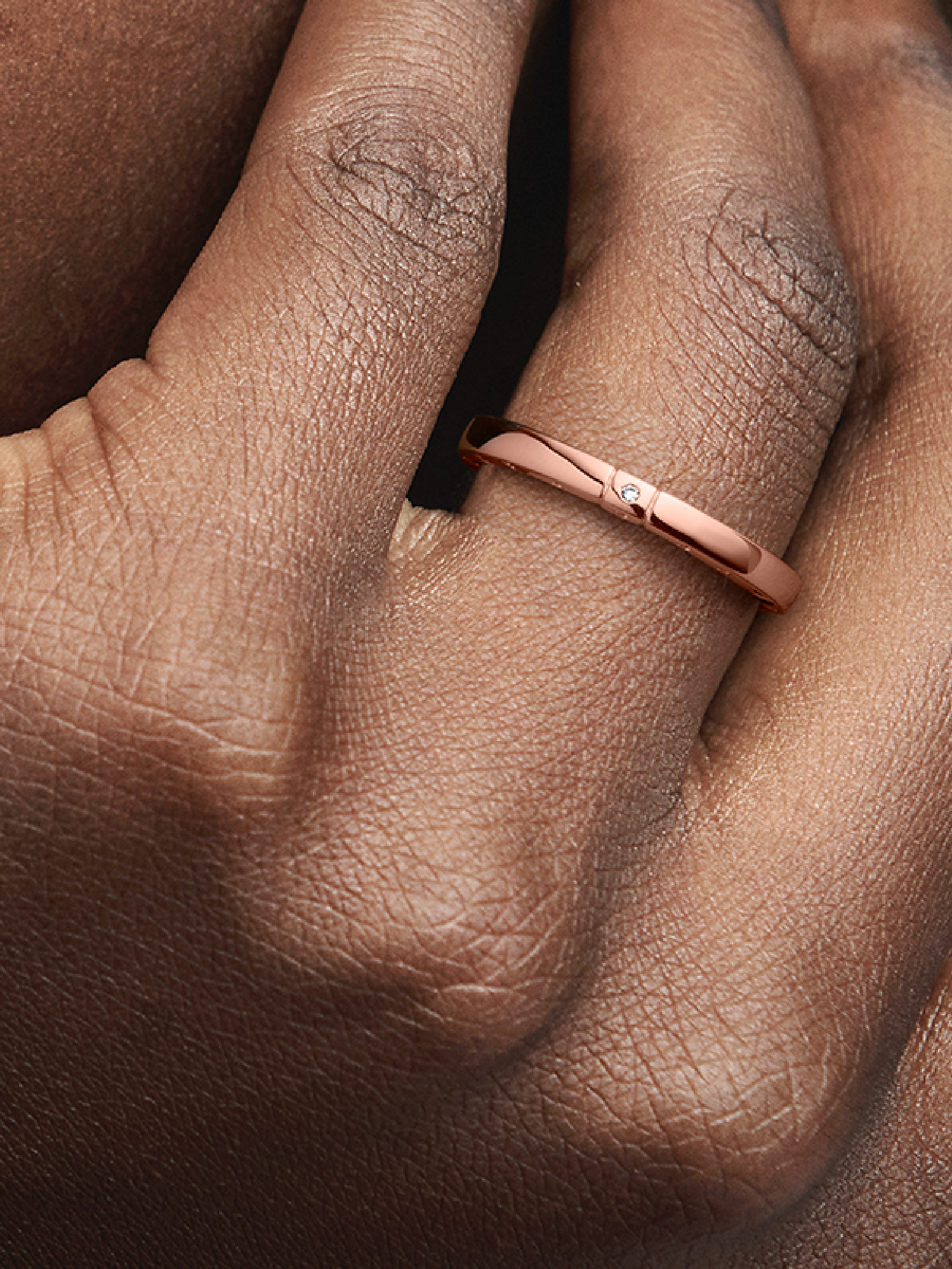 Logo & Hearts Ring
