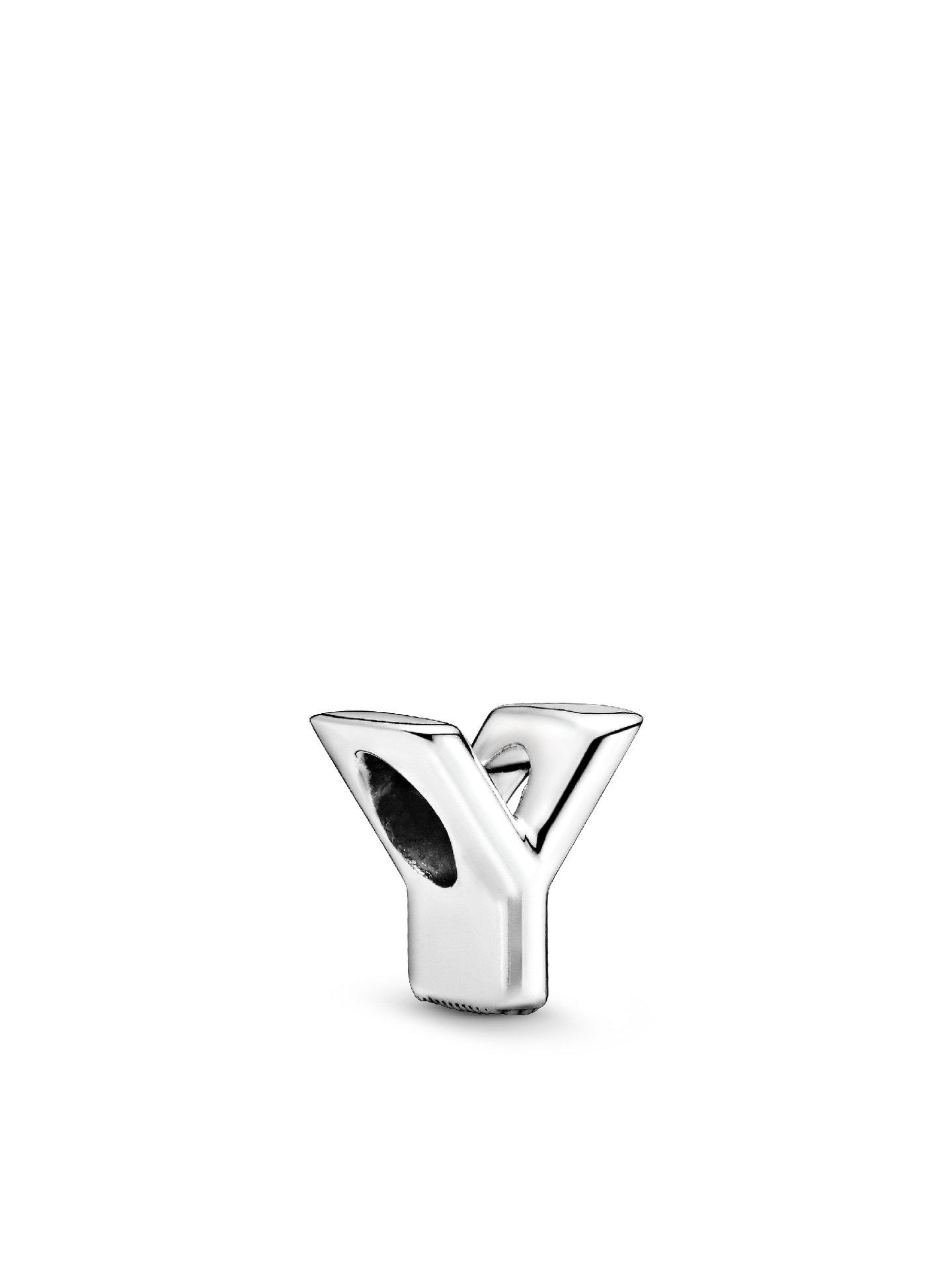 Женский шарм Pandora Letter Y Alphabet Charm, Sterling silver, цвет: Серебро — фото 1