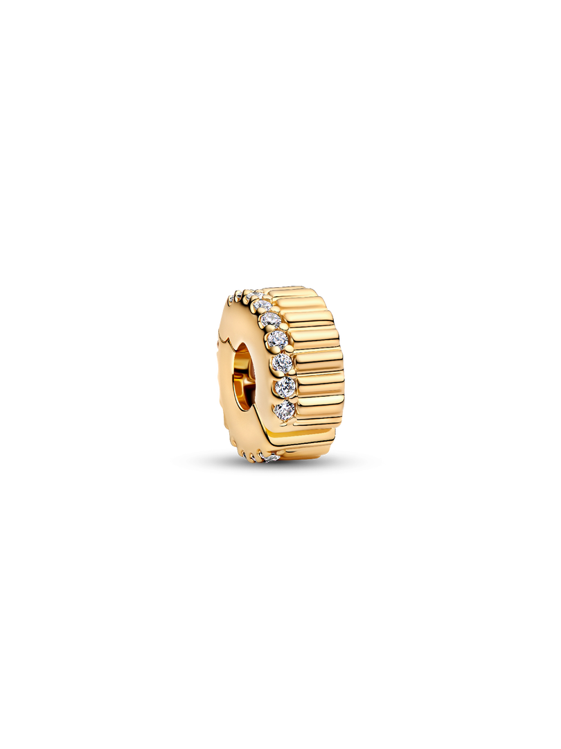 Ribbed Clip Charm