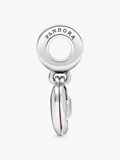 Mom Script Heart Dangle Charm