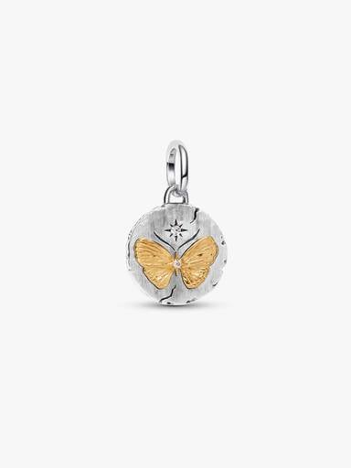 Butterfly Medallion Charm