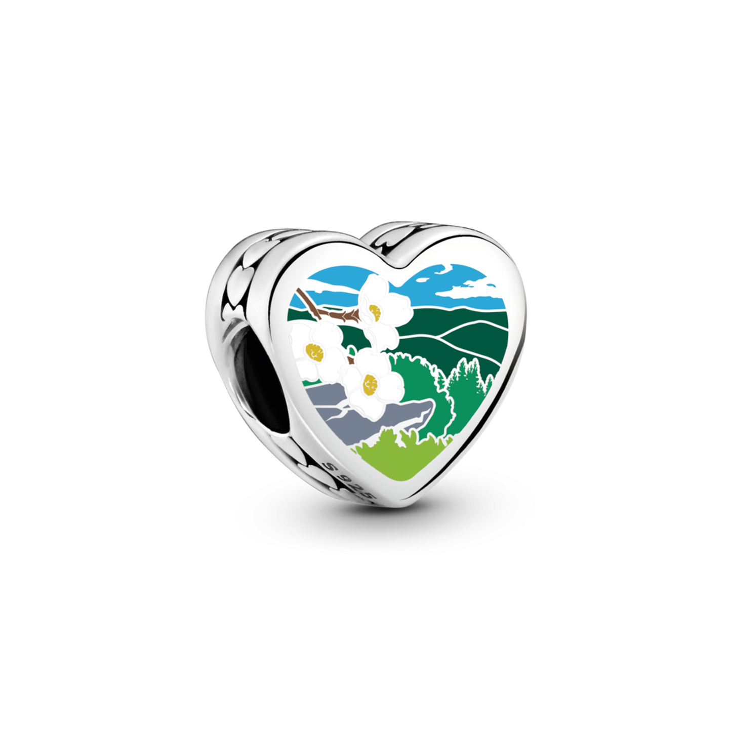 Женский шарм Pandora Virginia Lovers Charm, цвет: Серебро — фото 1