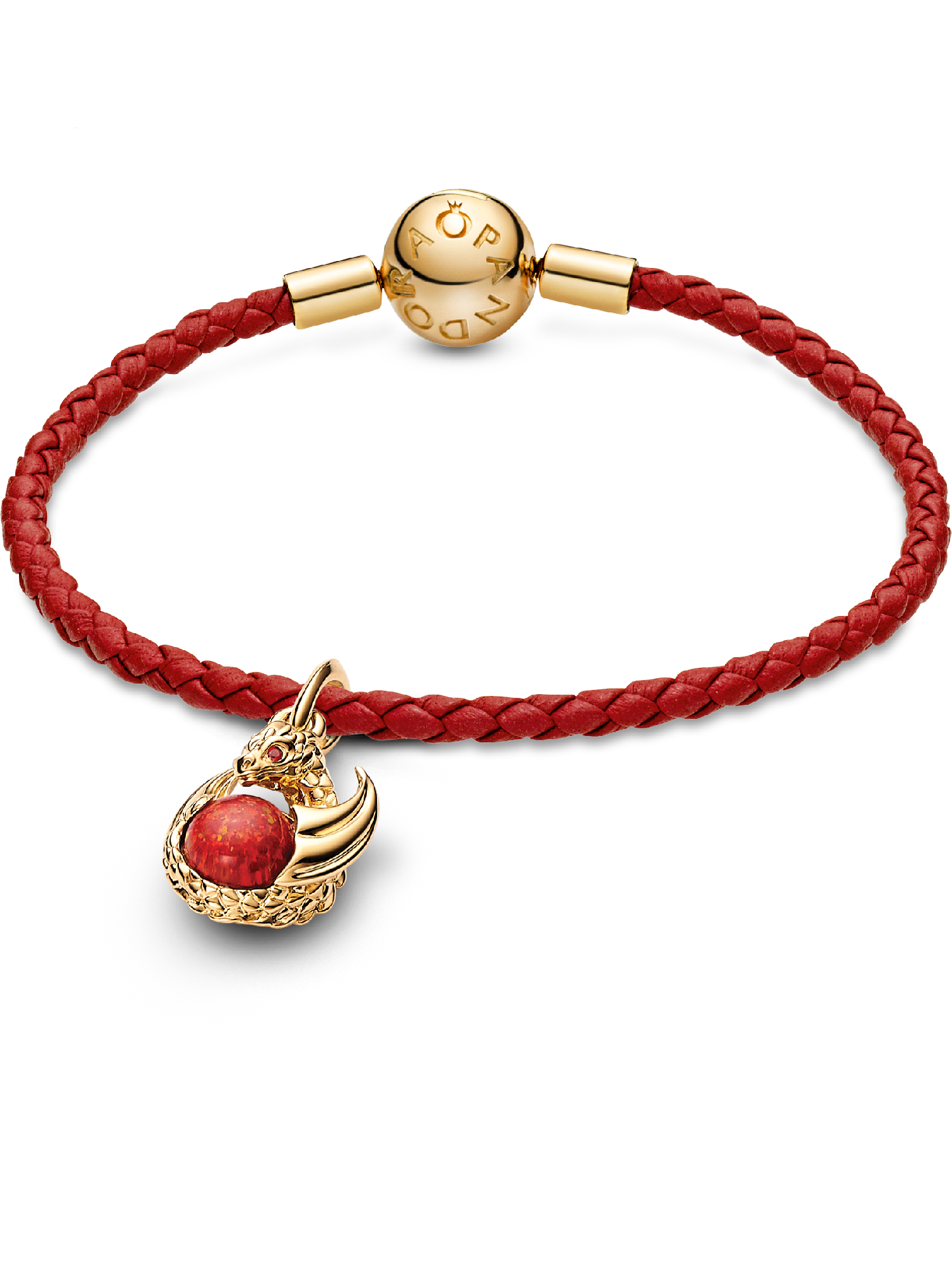 Game of Thrones Red Fire Dangle Charm Bracelet Set