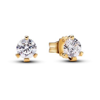 Pandora Nova Lab-grown Diamond Stud Earrings 0.50 carat tw 14k Gold