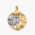 Gemini Zodiac Oversized Medallion Charm Gemini Zodiac Oversized Medallion Charm