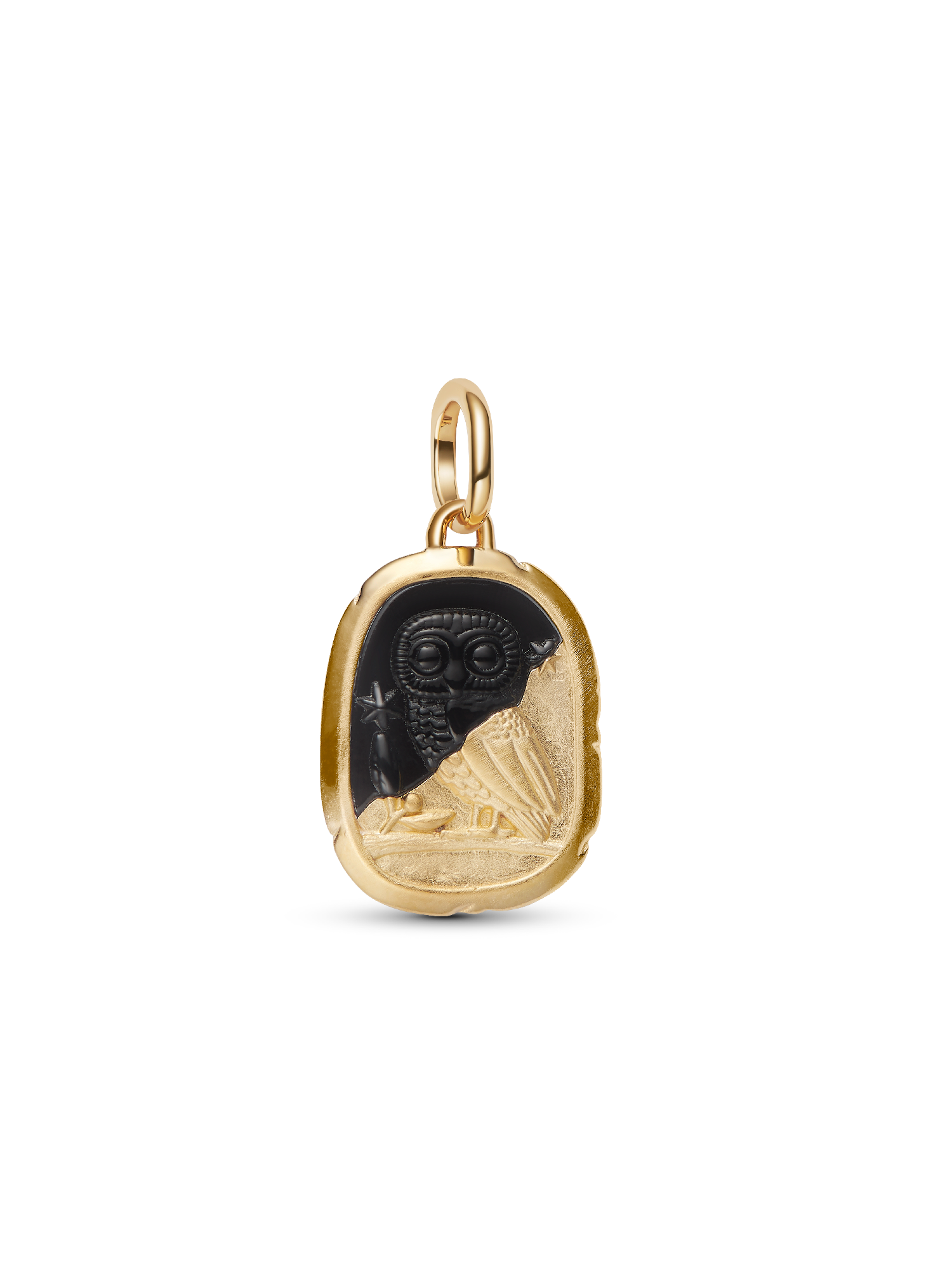 Owl Medallion Charm