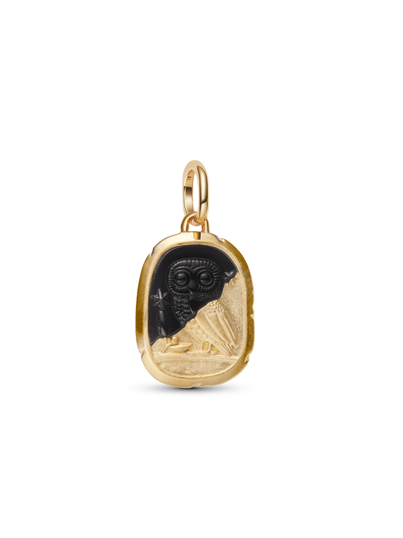 Owl Medallion Charm